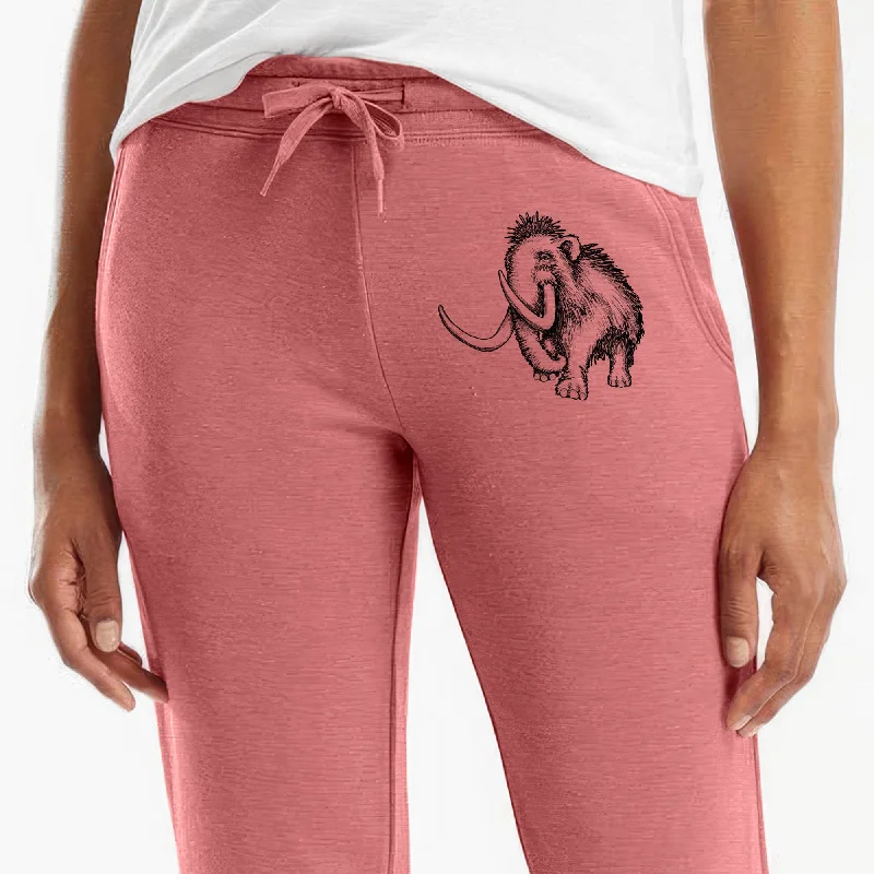 Woolly Mammoth - Mammuthus Primigenius - Women's Cali Wave Jogger Sweatpants