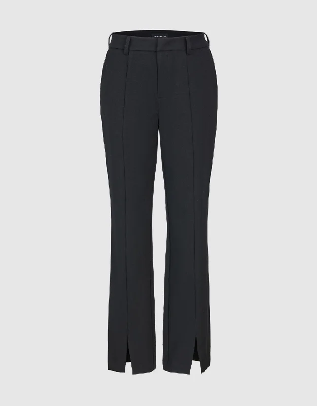 Woven Long Straight Pants