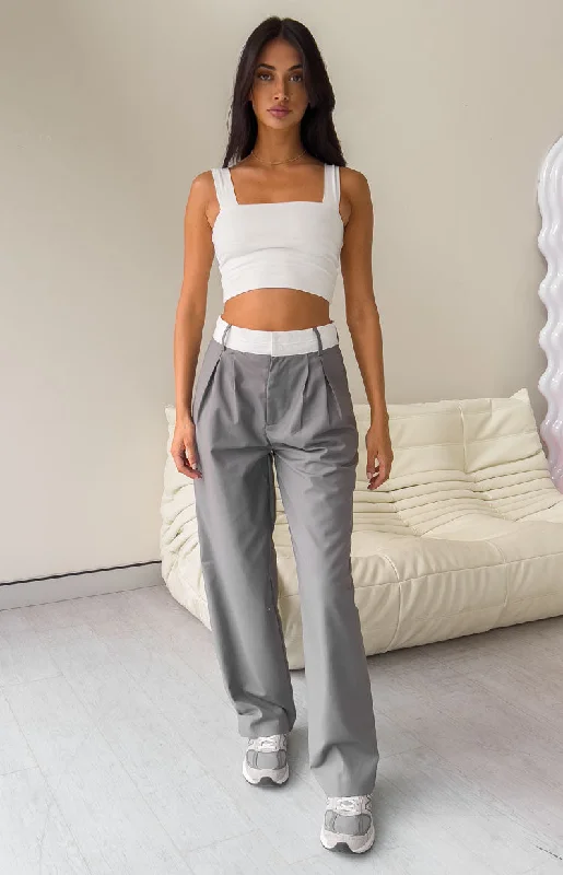 Zion Grey Waist Pant