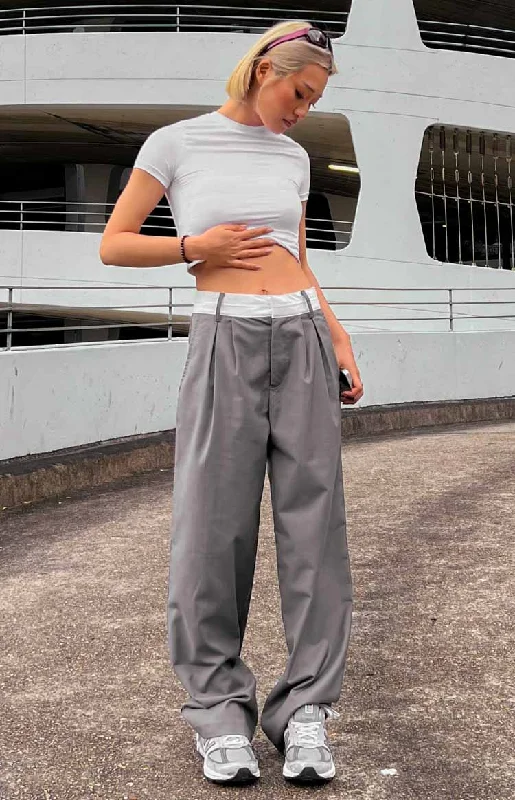 Zion Grey Waist Pant