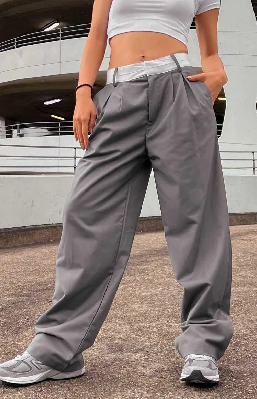 Zion Grey Waist Pant