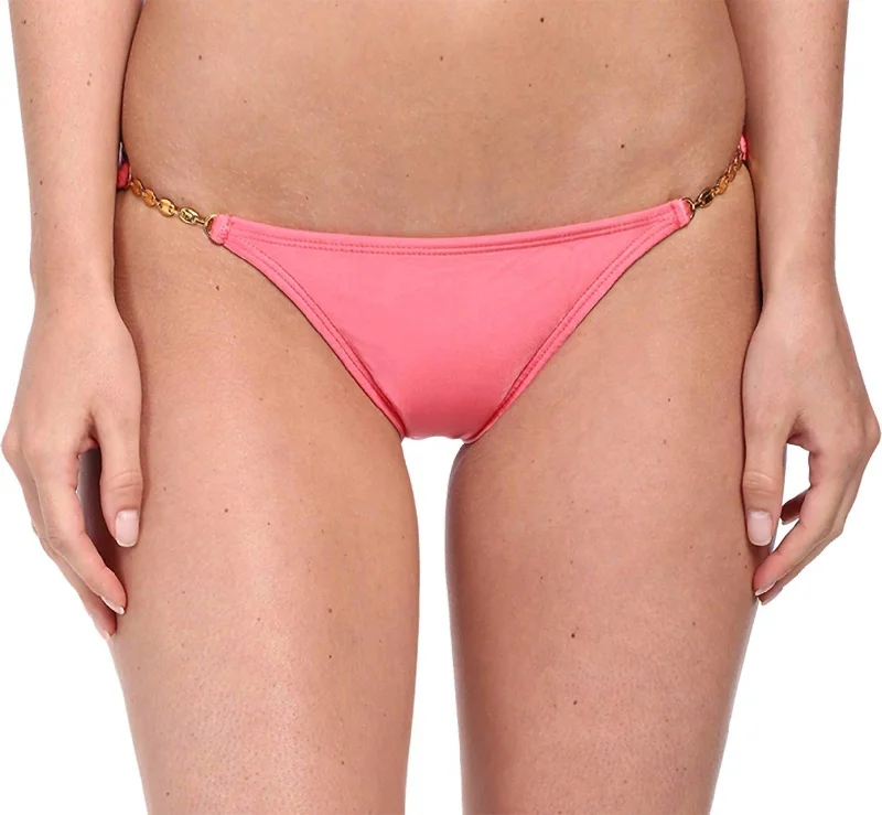 Brazilian Hipster Bikini Bottom In Guava