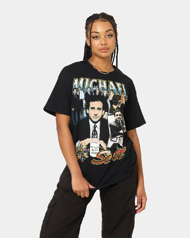 American Thrift X The Office Michael Scott Vintage T-Shirt Black