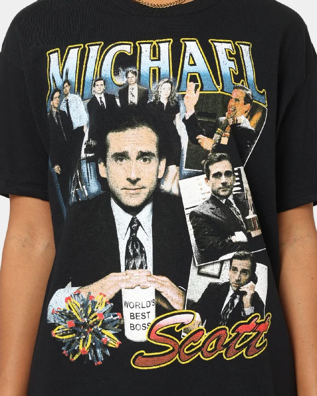 American Thrift X The Office Michael Scott Vintage T-Shirt Black