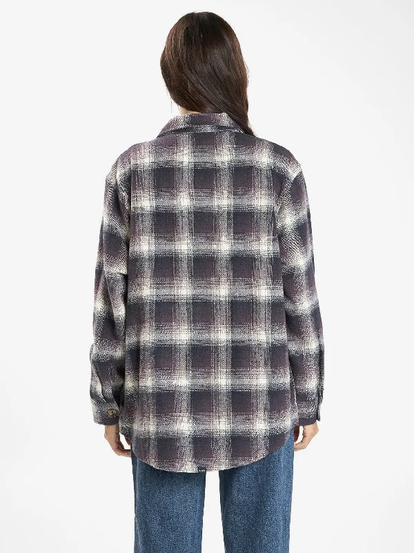 Barrio Overshirt - Deep Plum