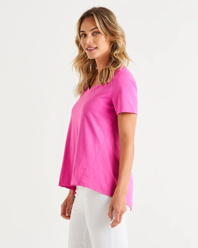 Betty Basics Luella Tee - Azalea