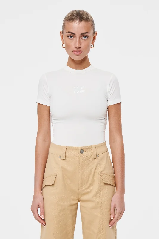 CTRE SOFT TOUCH T-SHIRT - OFF WHITE