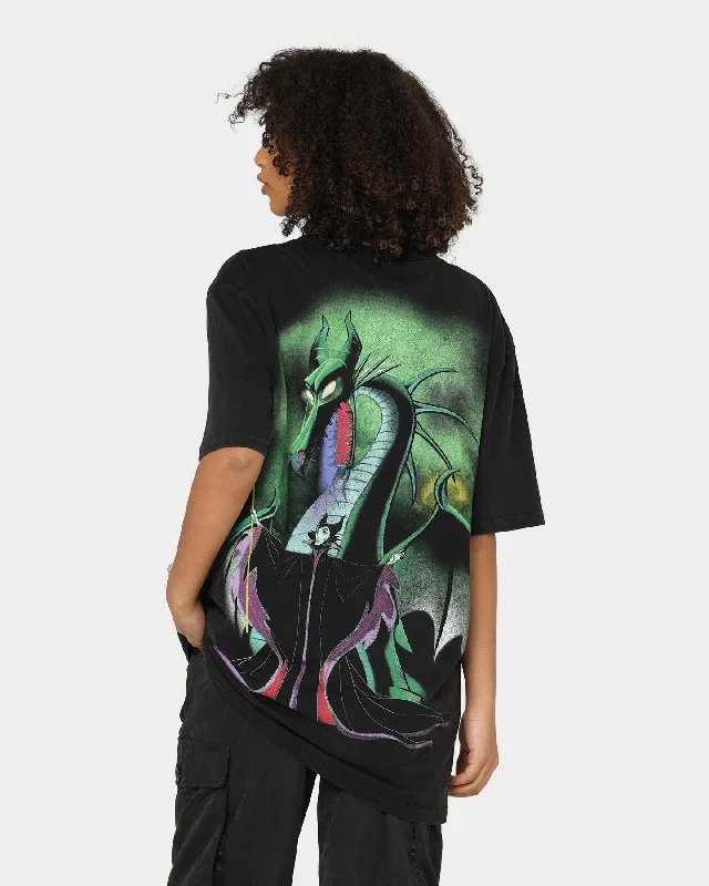 Disney Maleficent Vintage T-Shirt Washed Black