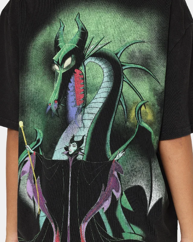 Disney Maleficent Vintage T-Shirt Washed Black