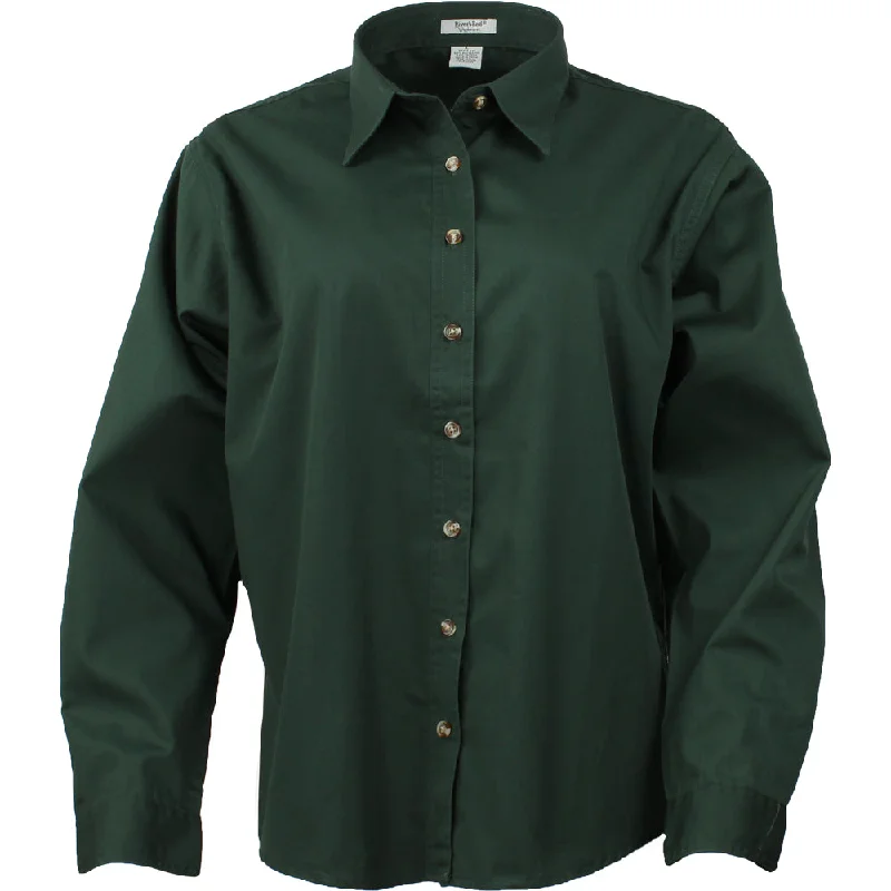 EZCare Woven Long Sleeve Button Up Shirt