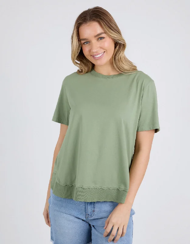 Farrah Short Sleeve Tee - Fern