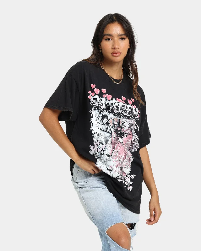 Goat Crew Shojo Manga T-Shirt Black Wash