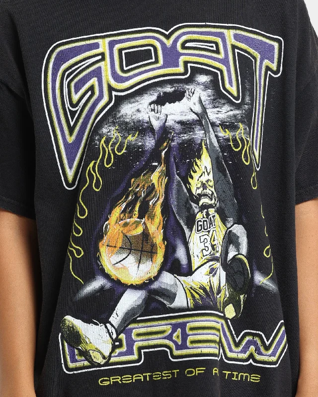 Goat Crew Space Slam T-Shirt Black Wash