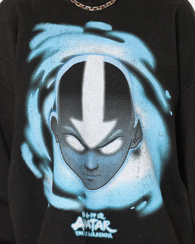 Goat Crew X Avatar: Avatar State Vintage Crewneck Washed Black