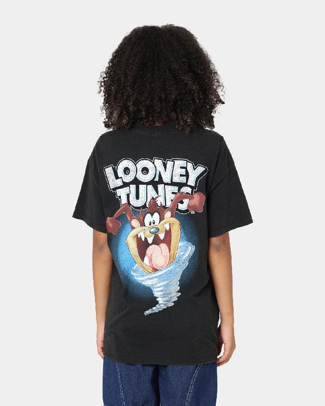 Goat Crew X Looney Tunes Tazzy Vintage T-Shirt Black Wash