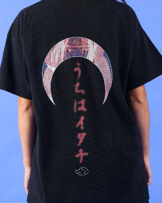 Goat Crew X Naruto Itachi Uchiha Premium Vintage T-Shirt Vintage Black