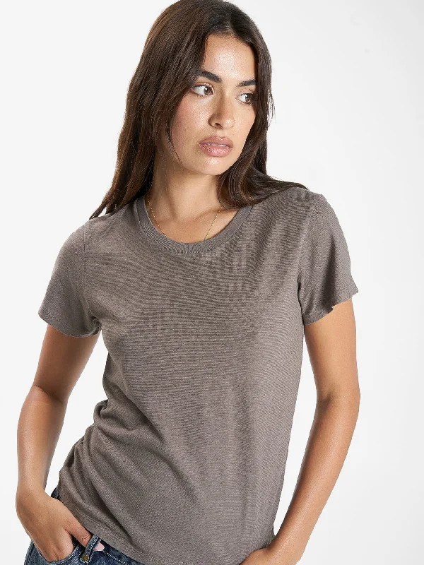 Hemp Everyday Tee - Light Canteen