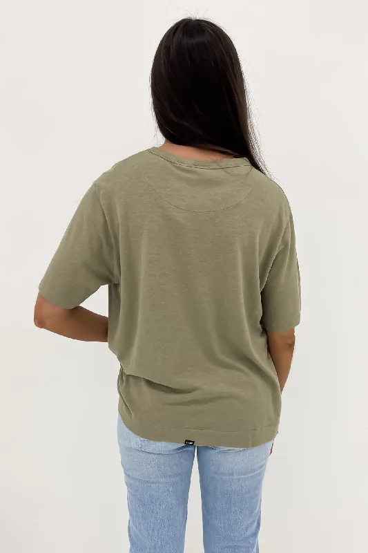 High Standards Hemp Box Tee Aloe