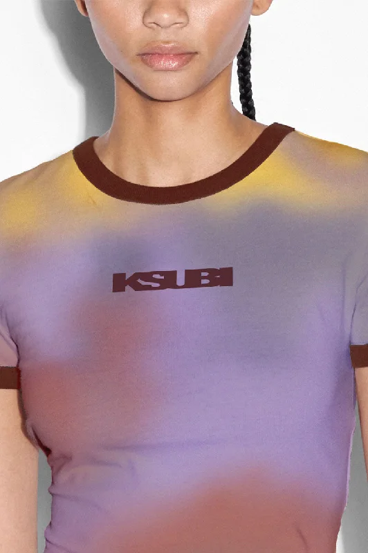 Ksubi Refract Sott SS Baby Tee - Euphoria