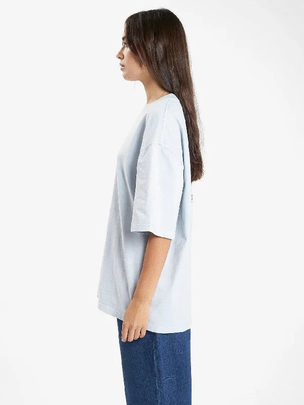 Shelter Reality Oversized Tee - Blue Illusion