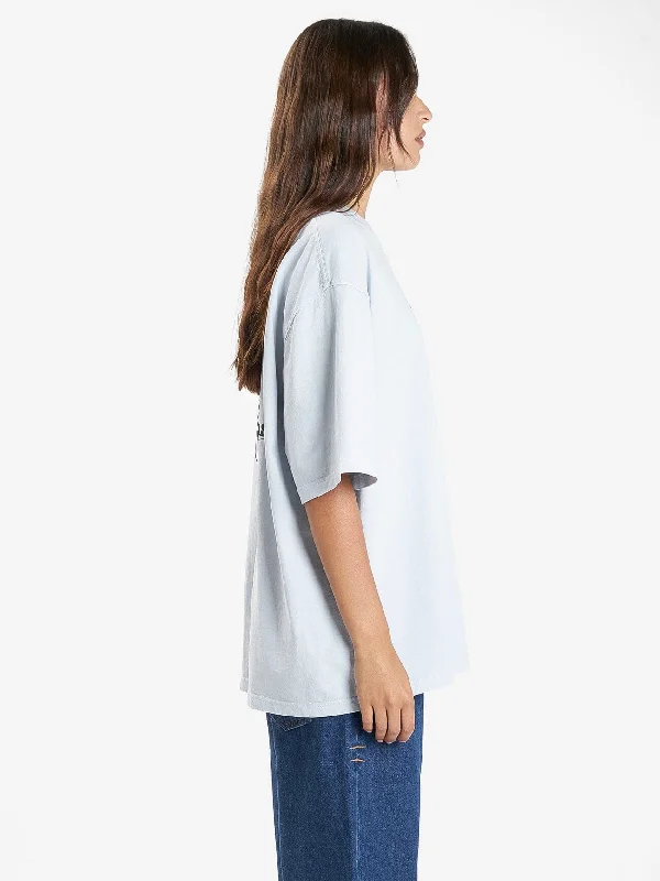 Shelter Reality Oversized Tee - Blue Illusion