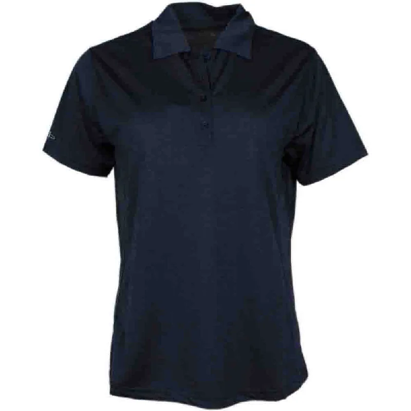 Solid Heather Short Sleeve Polo Shirt