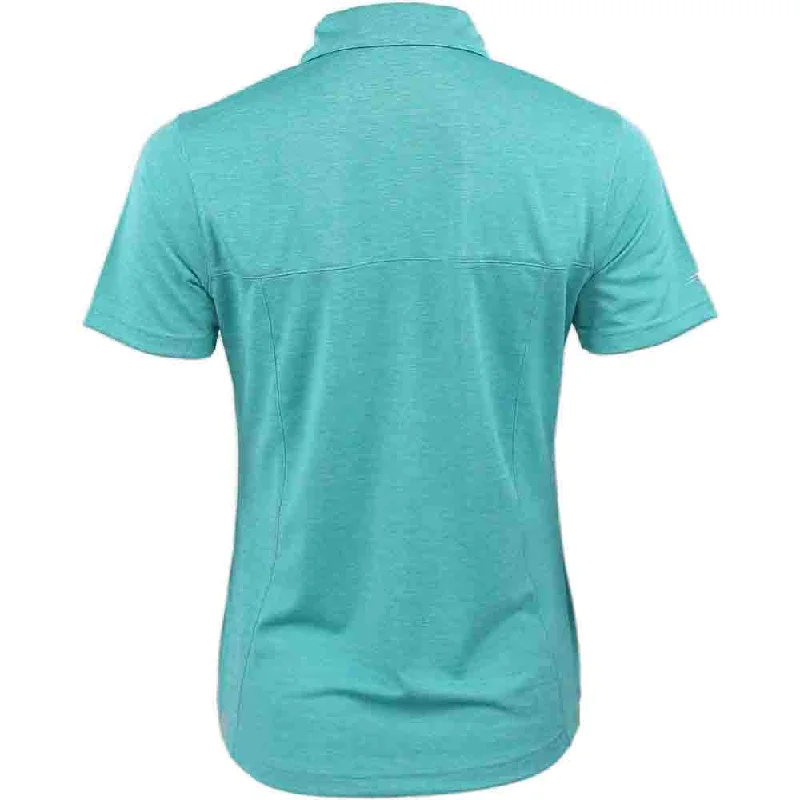 Solid Heather Short Sleeve Polo Shirt