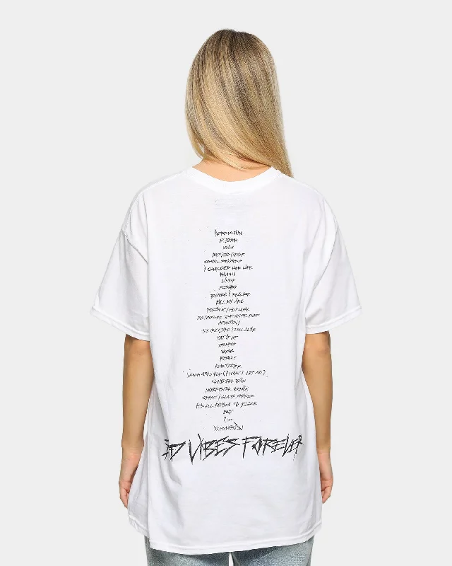 XXXTentacion Men's Bad Vibes Short Sleeve Vintage T-Shirt White