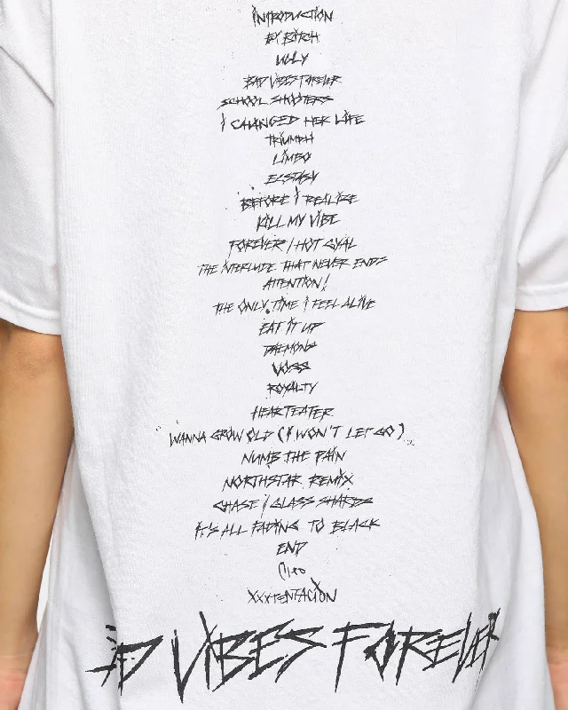 XXXTentacion Men's Bad Vibes Short Sleeve Vintage T-Shirt White