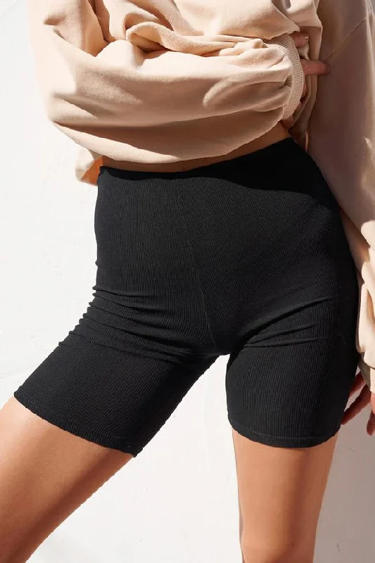 Bayse Brand WOMENS CYCLE SHORTS - BLACK