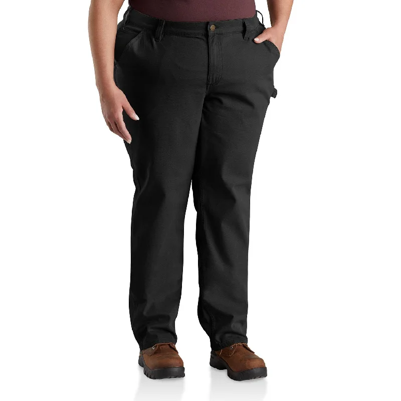 Carhartt Women's Rugged Flex® Loose Fit Crawford Pant_Black