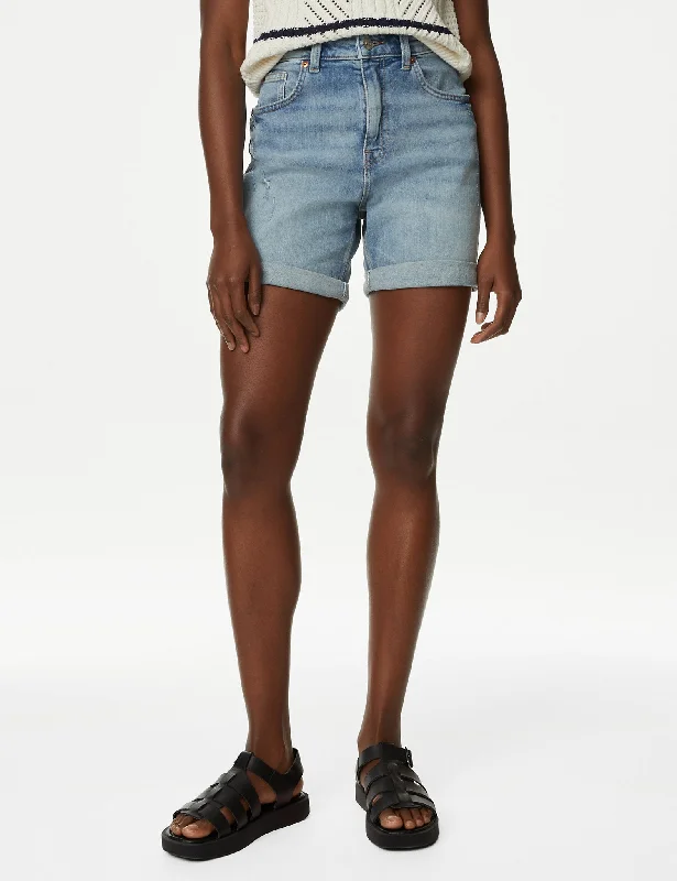 Denim Boyfriend Shorts