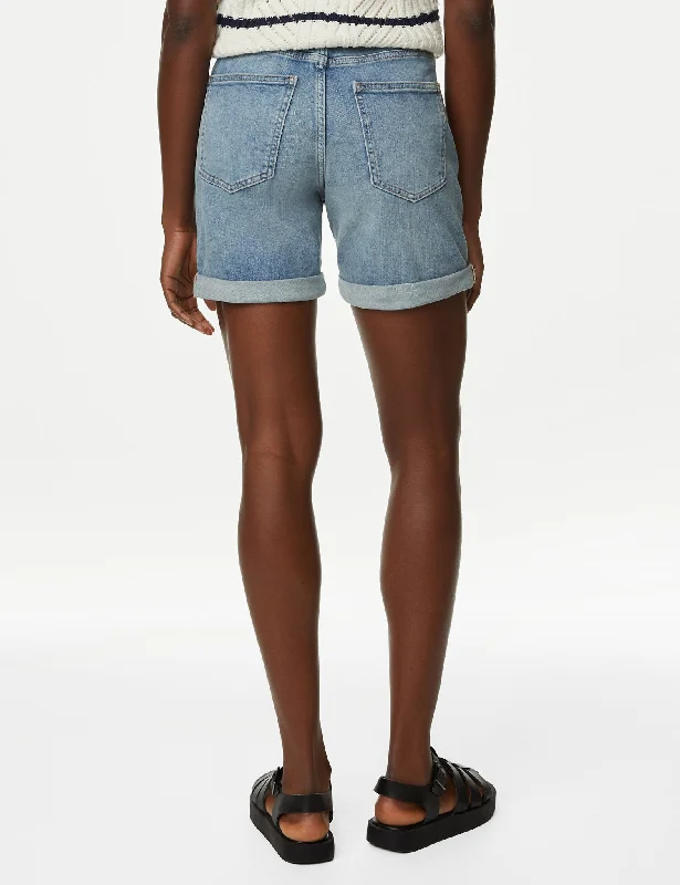 Denim Boyfriend Shorts