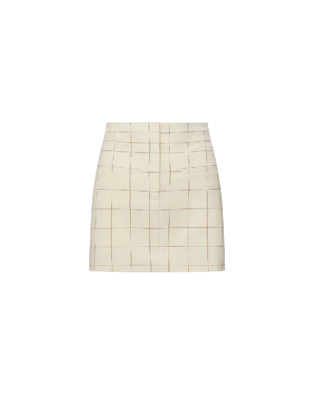 Elara Plaid Skirt