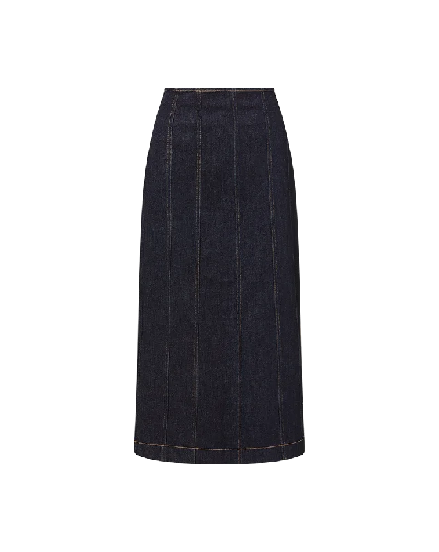 Fiona Maxi Denim Skirt