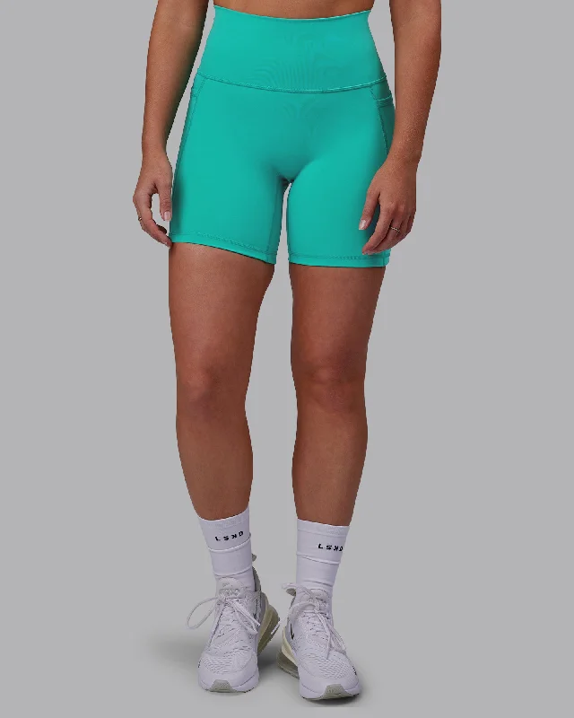 Fusion Mid-Length Shorts - Turquoise Tide