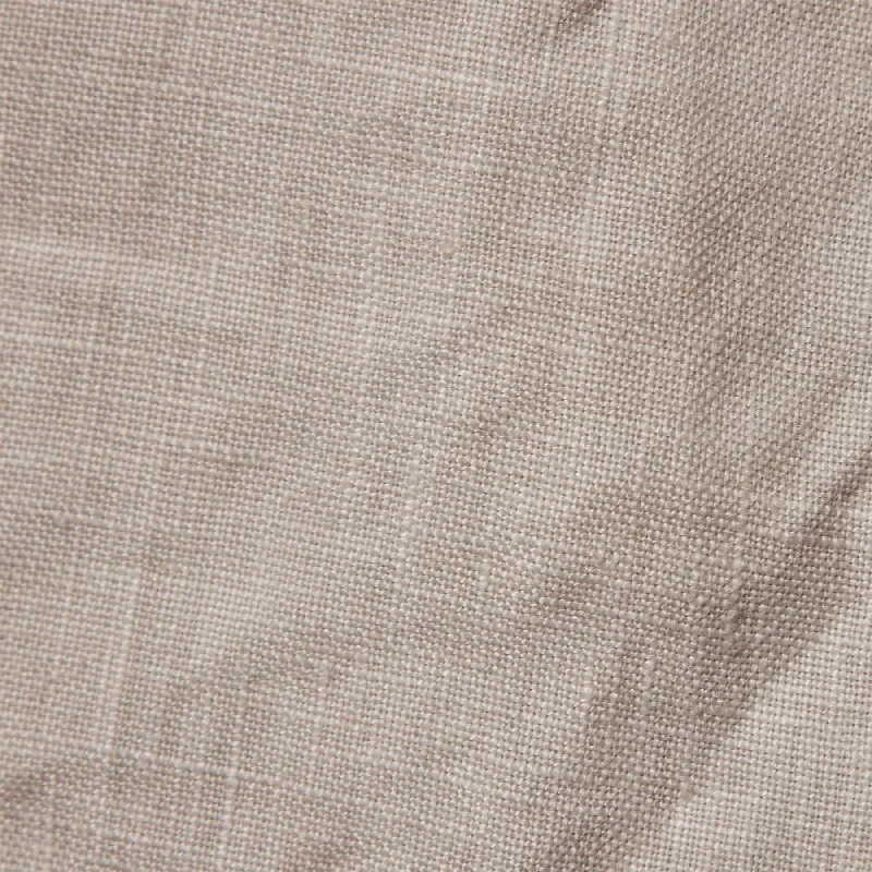 Linen Pleated Short - Salt Pigment