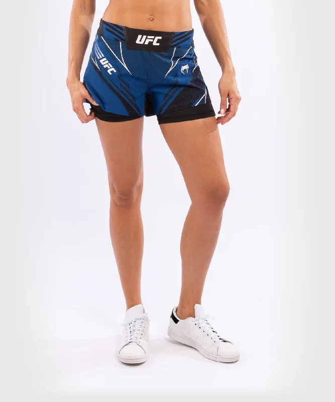 UFC Venum Authentic Fight Night Women's Shorts - Short Fit - Blue