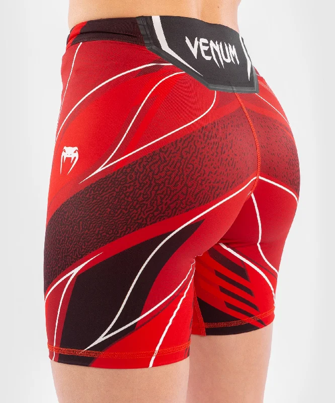 UFC Venum Authentic Fight Night Women's Vale Tudo Shorts - Long Fit - Red