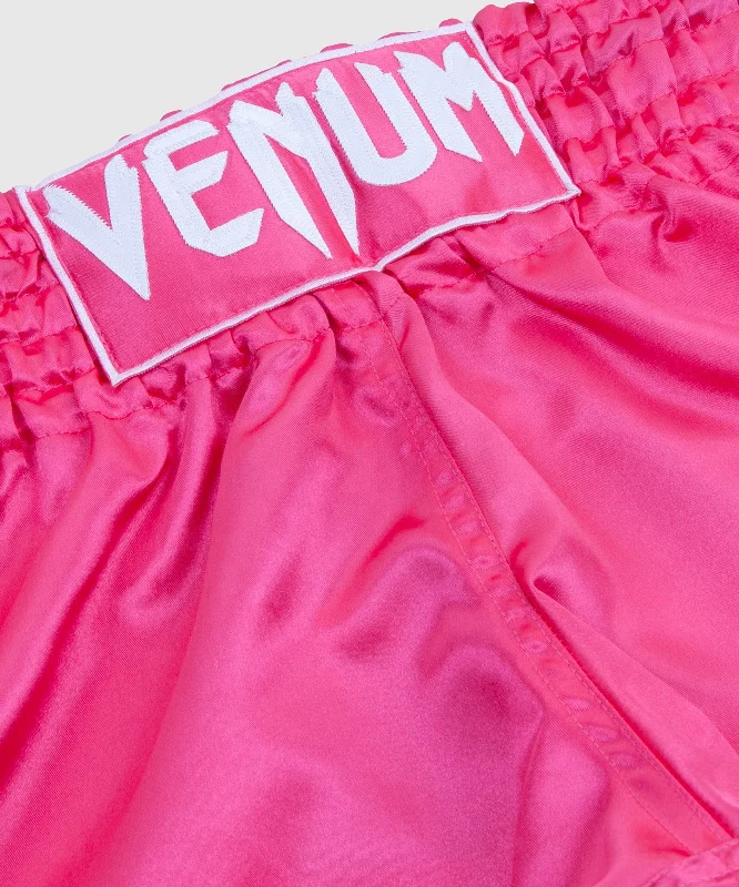 Venum Muay Thai Shorts Classic - Pink/White