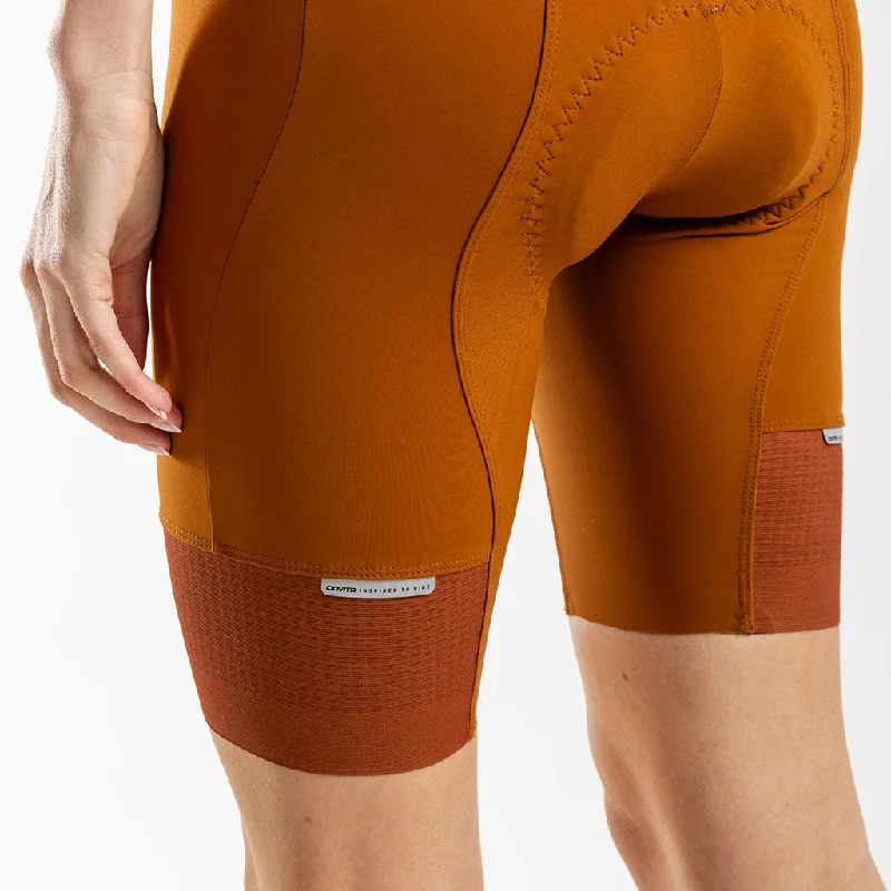 Women's Supremo Pace Bib Shorts (Rust)