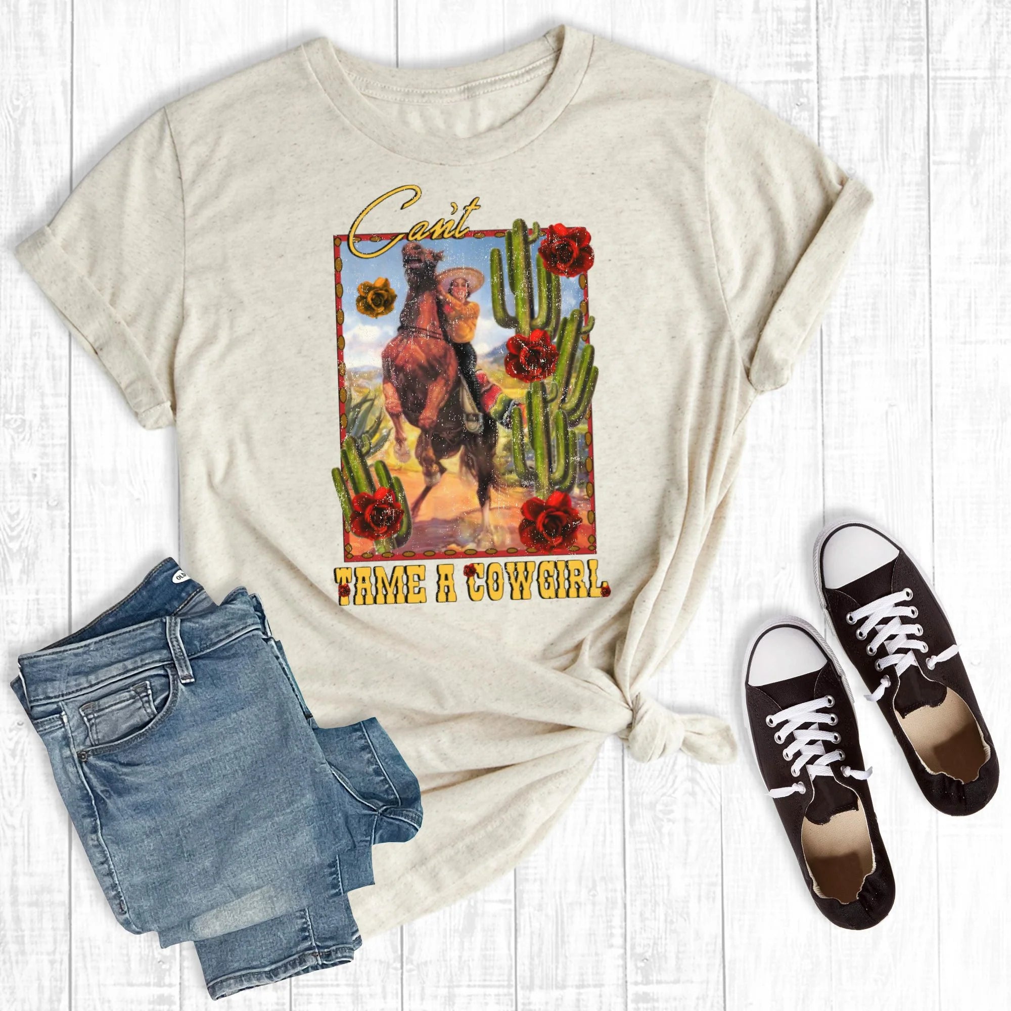 Can't Tame a Cowgirl Tee