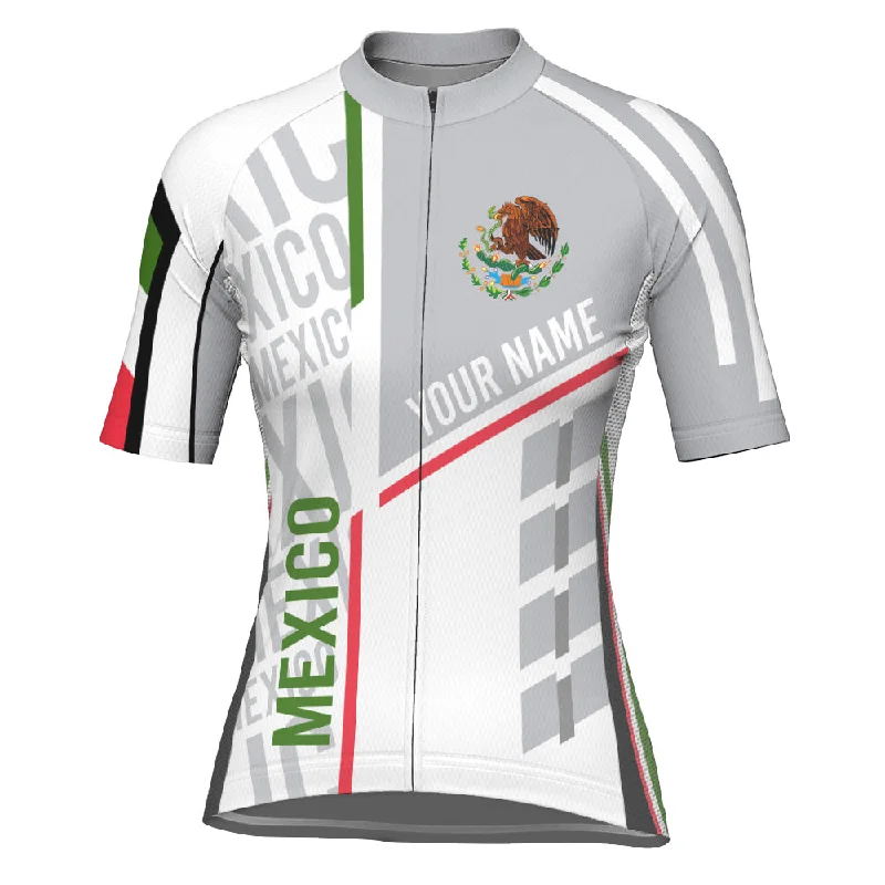 Customized Mexico Short Sleeve Cycling Jersey for Women