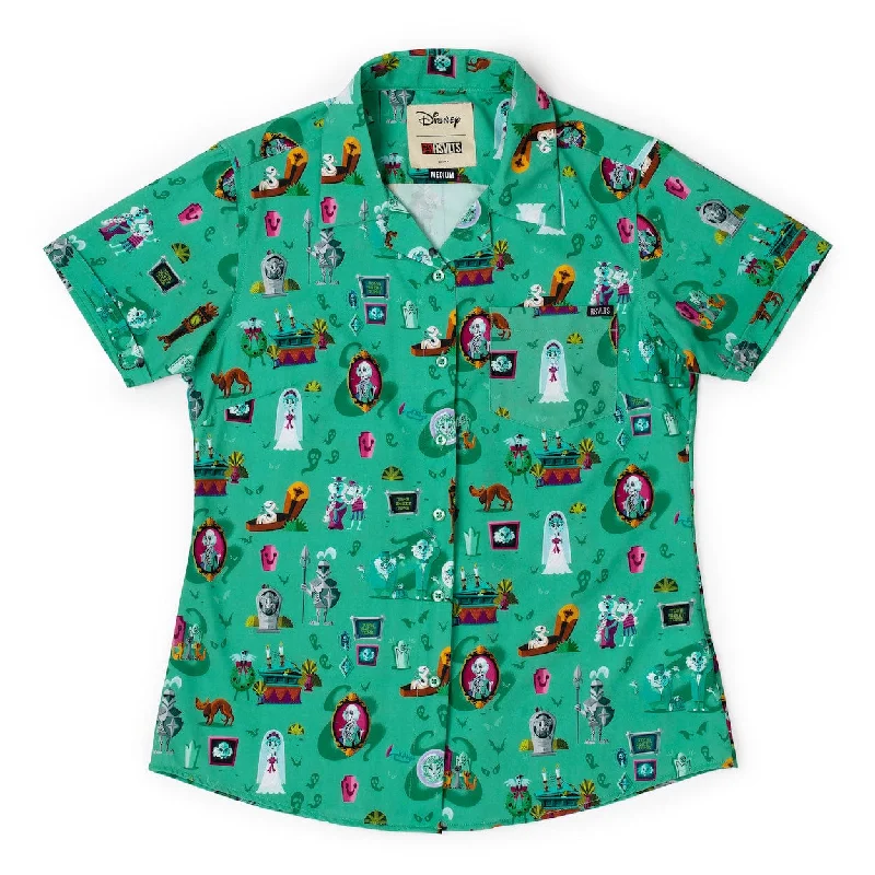 Disney’s Haunted Mansion “After-Life of the Party” – Women's KUNUFLEX Short Sleeve Shirt