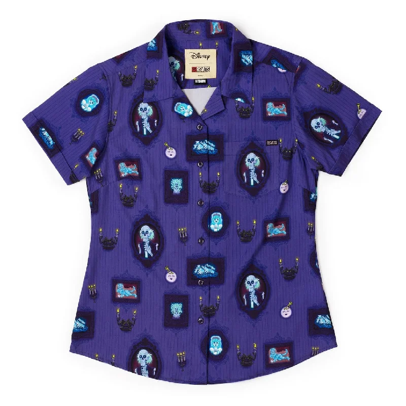 Disney’s Haunted Mansion “Ghostly Gallery” – Women's KUNUFLEX Short Sleeve Shirt