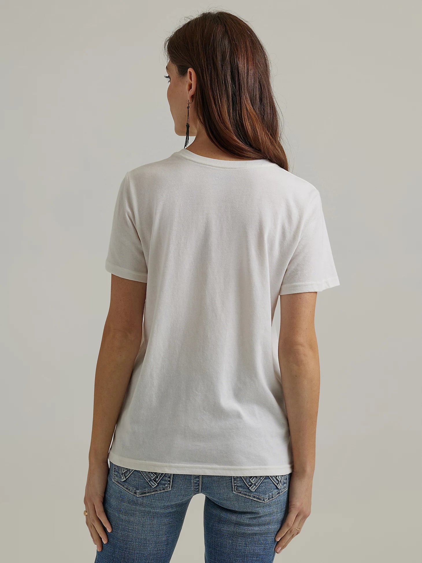 Ladies Logo Tee by Wrangler ~ Marshmallow