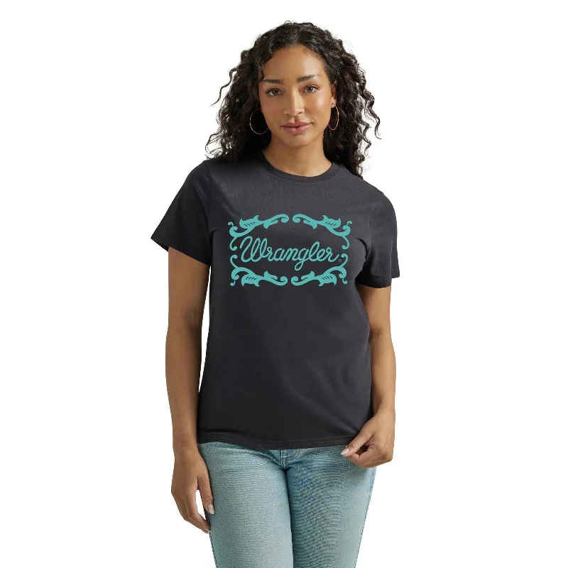 Ladies Wrangler Logo Tee