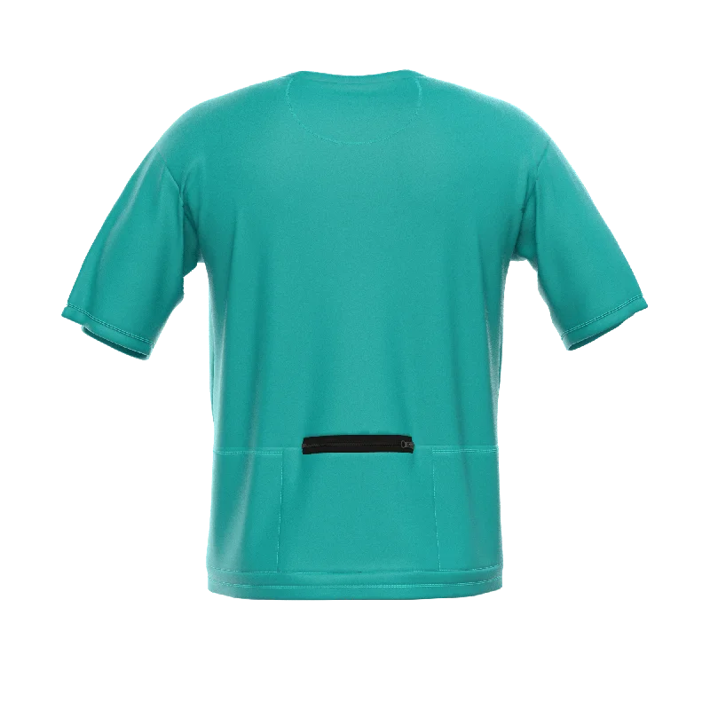 Men's Forest Matte Colors Short Sleeve Cycling Shirt