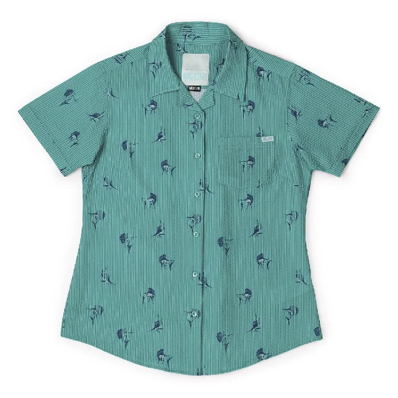 Sailfish – Women's Stretch Seersucker Short Sleeve Shirt