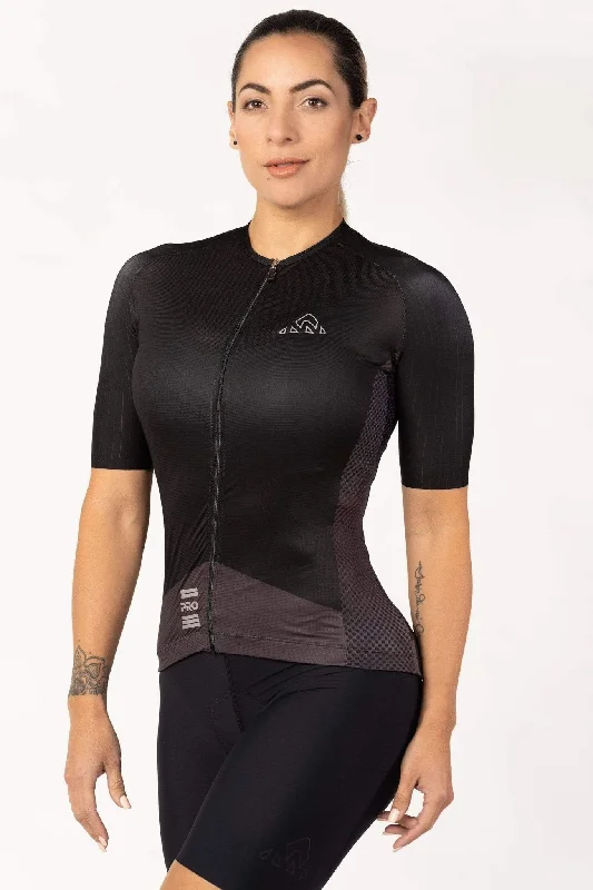 Women's Nitro X1 Black Pro Cycling Jersey